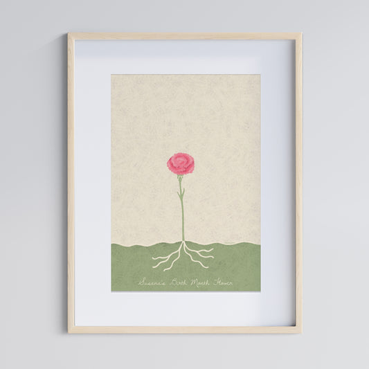January Birth Flower - Carnation