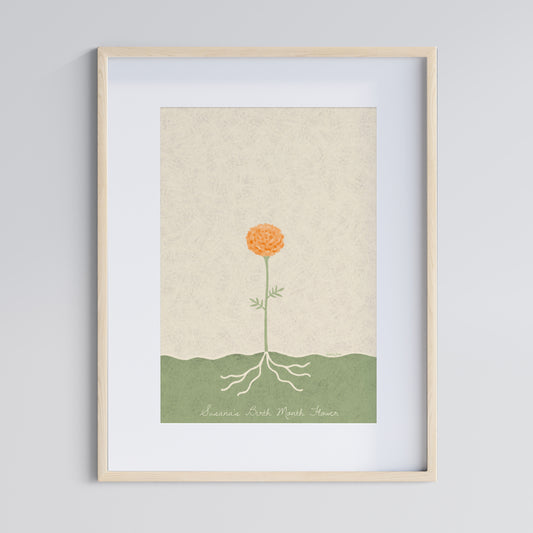 October Birth Flower - Marigold